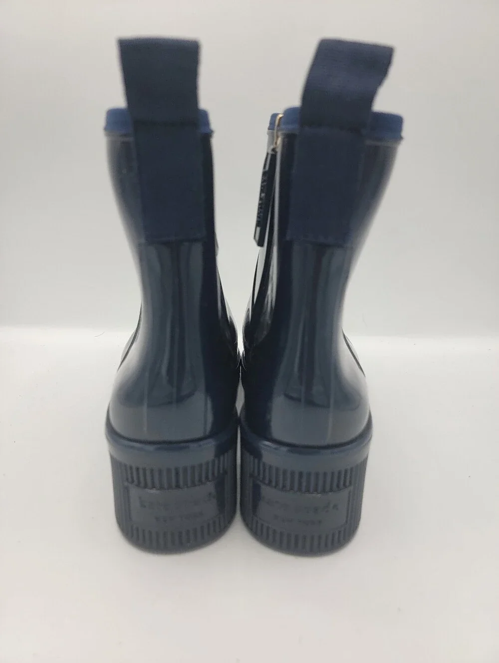 kate spade Glossy Navy Patent Ankle Booties
